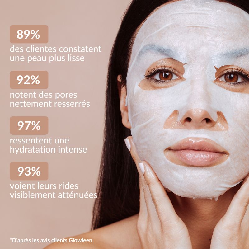 Masque Glass Skin au Collagène & GlowBiome Complex™